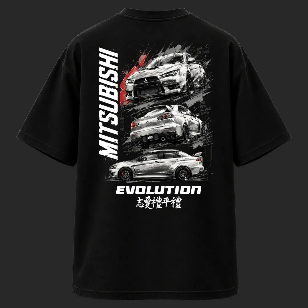MITSUBISHI EVO Oversized Tee product image 1