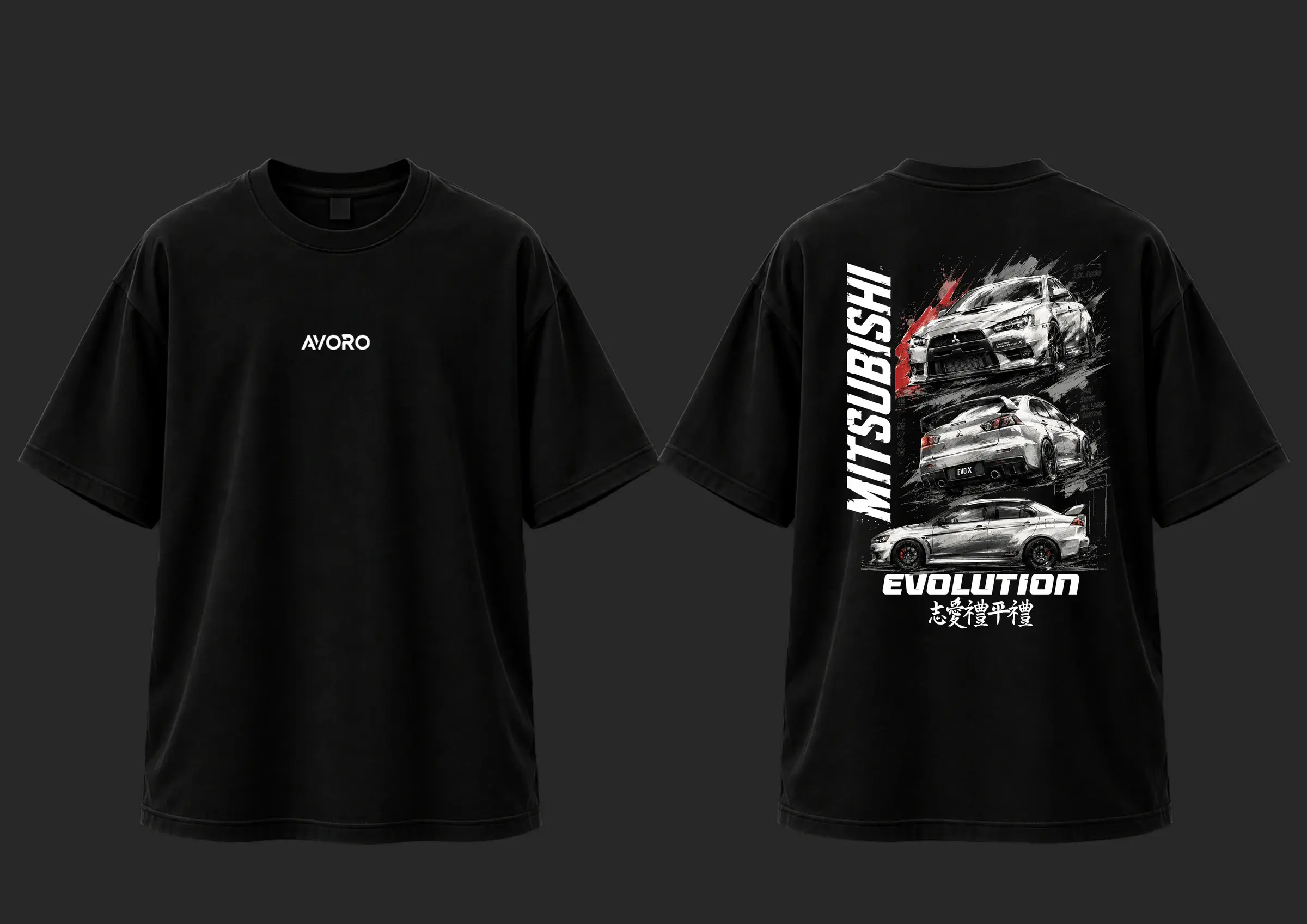 MITSUBISHI EVO Oversized Tee product image 2