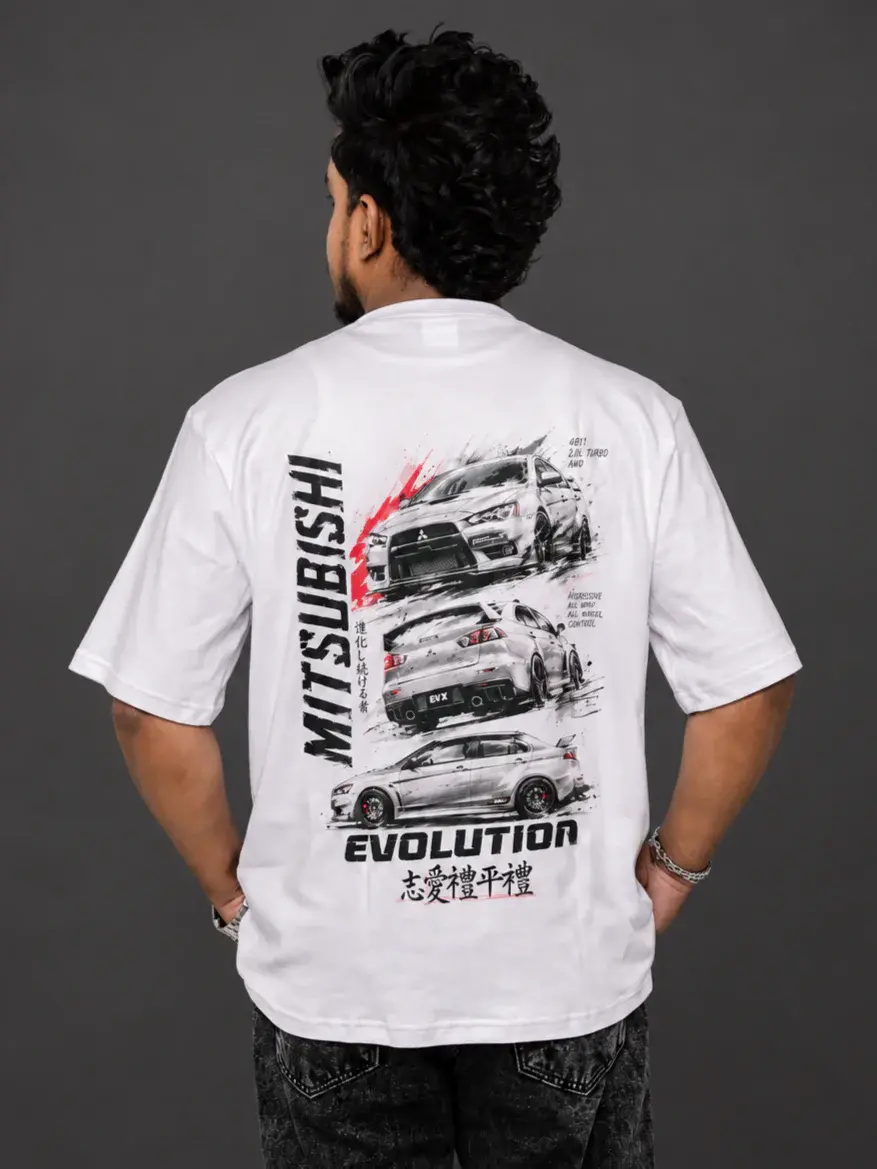 MITSUBISHI EVO Oversized Tee product image 3