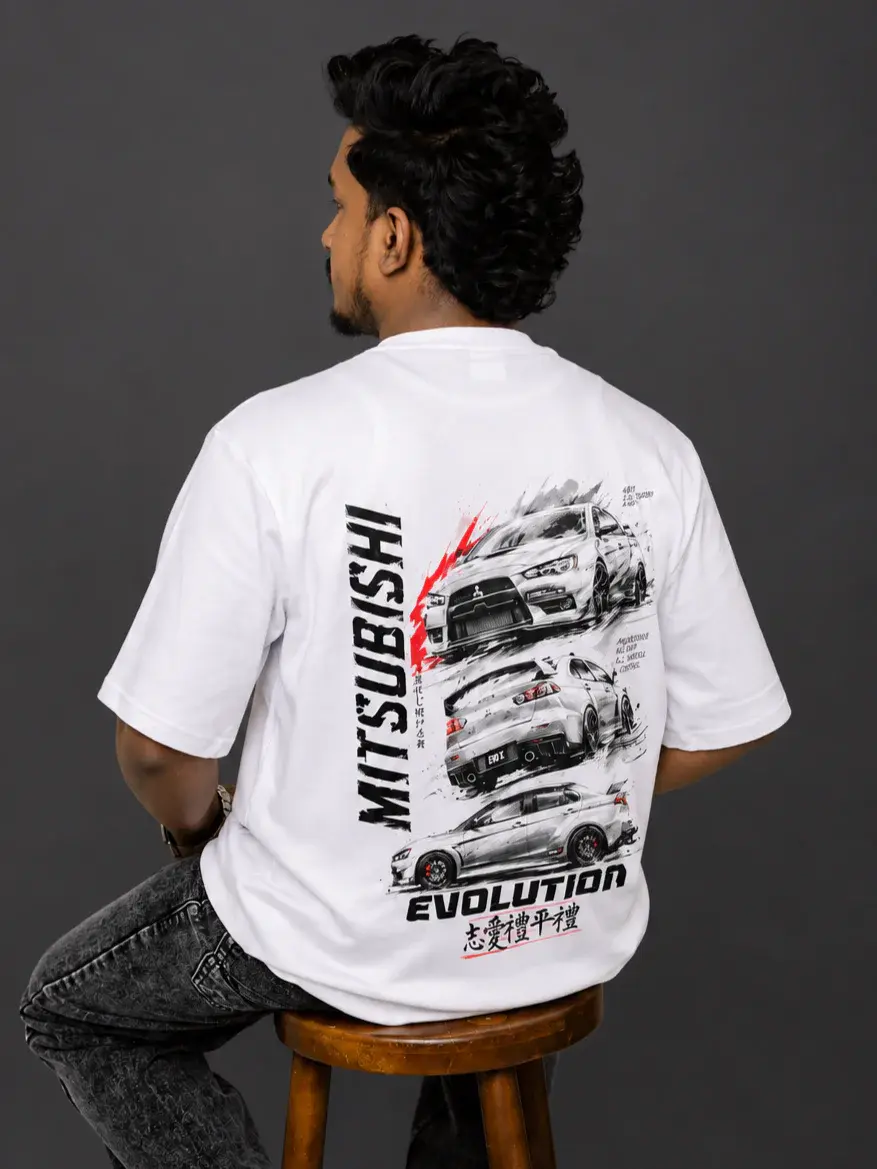 MITSUBISHI EVO Oversized Tee product image 4